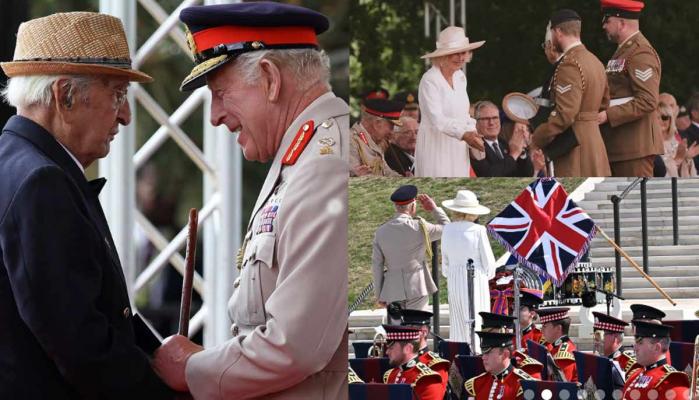 King Charles, Queen Camillas new pictures released with war heroes