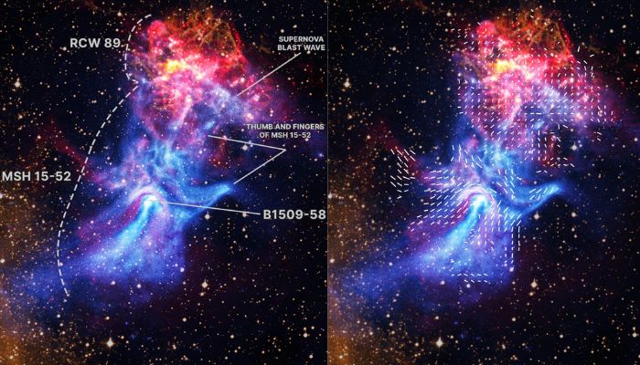 NASA snaps gigantic ‘Hand of God’ extending across space