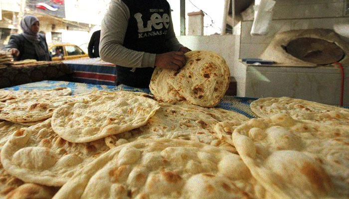 A man prepares roti, January 14, 2015. — REUTERS/Files