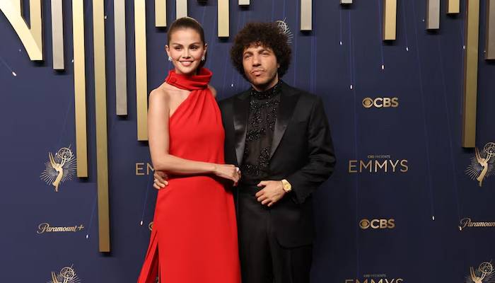 Selena Gomez leading Her Fianc On 2025 Emmys Red Carpet Expert