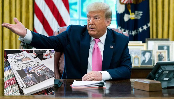 Trump launches $15 billion defamation lawsuit against New York Times