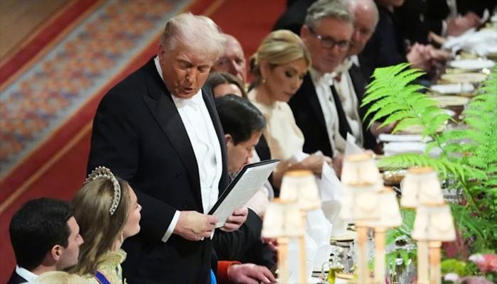 Kate’s elegant banquet moment enhanced by Trump’s unexpected chivalry