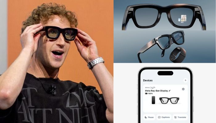 Mark Zuckerberg introduces first built-in-screen Meta RayBan sunglasses