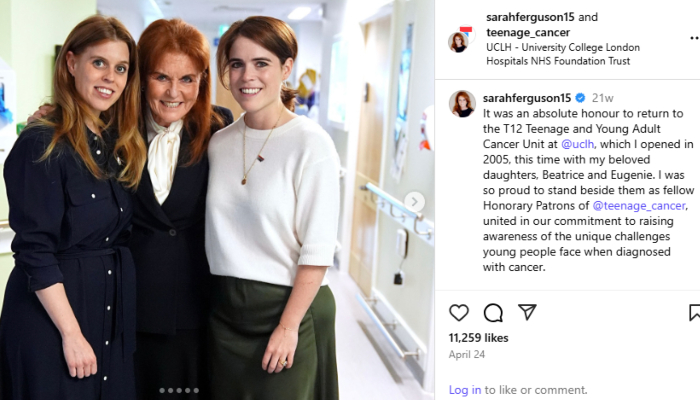 Photo/Sarah Fergusons Instagram