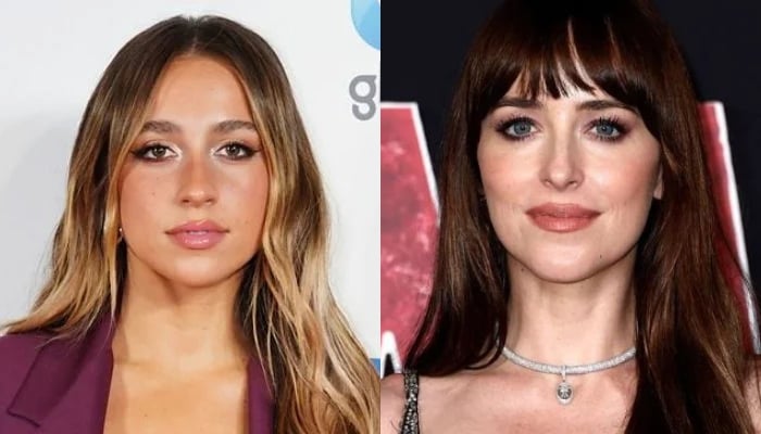 Dakota Johnson praises pal Tate McRae after new achievement