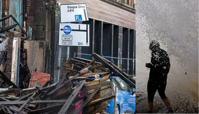 Storm Amy batters UK: floods cut power to thousands, 100mph winds kill one