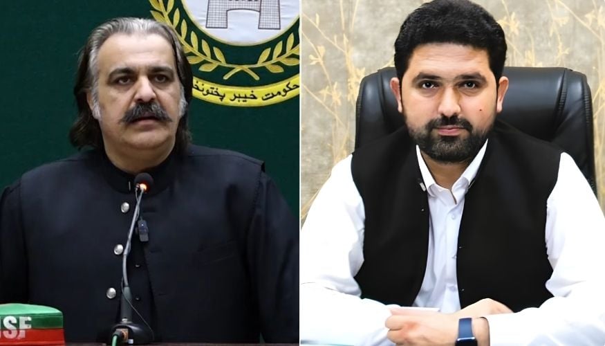 KP Chief Minister Ali Amin Gandapur (left) and PTI MPA Sohail Afridi — APP/KP Government/File