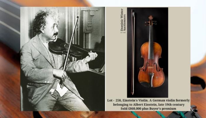 Einstein violin sells for £1m in auction