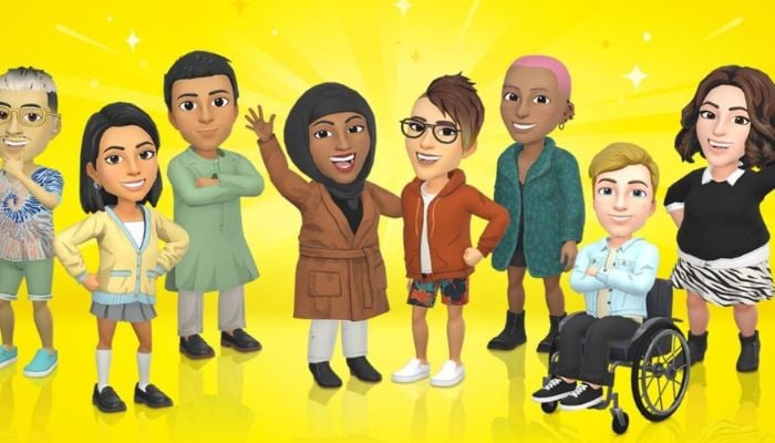 Snapchat Bitmoji Plaza 3D environment