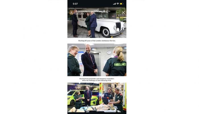 William shares smiles and support in Waterloo