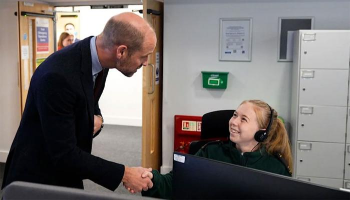 Prince William salutes frontline courage in London