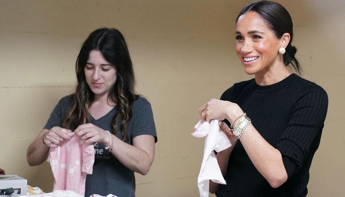 Meghan Markle serves royal glam in £7K outfit
