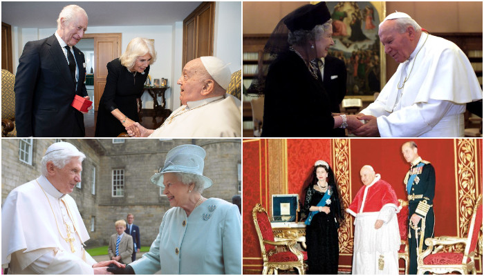 British royals steps into heart of Vatican: watch