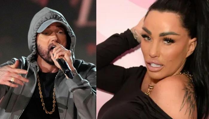 Katie Price leaves fans in shock with Eminem hook up claim