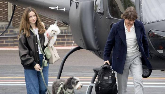 Tom Cruise with Ana de Armas