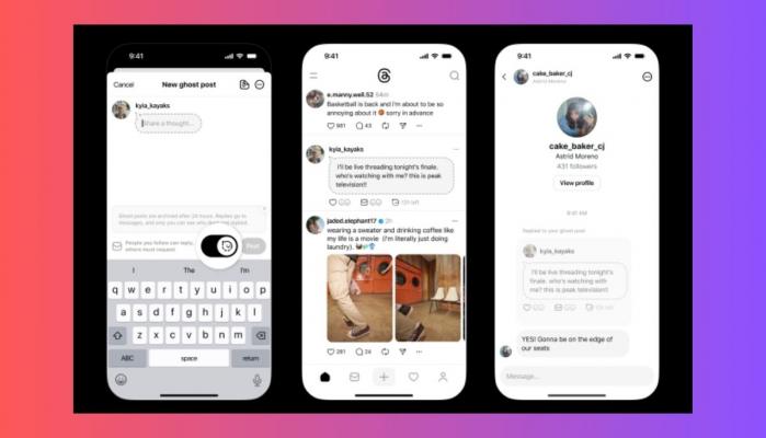 Metas new ‘Ghost posts’ feature on Threads will automatically disappear and archive posts after 24 hours