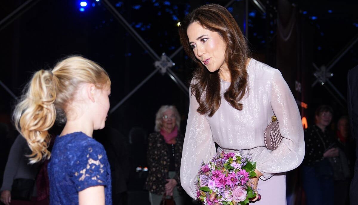 Queen Mary’s lilac look leaves fans gasping
