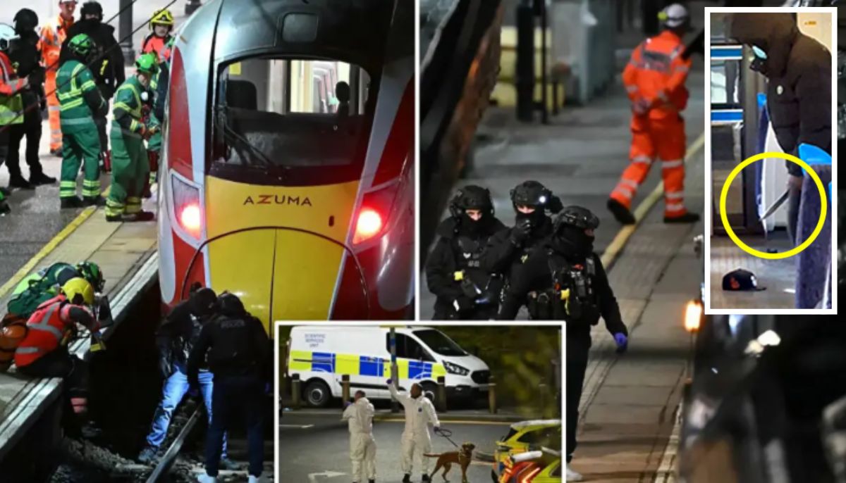 32-year suspect arrested after more than 10 passengers seriously injured to life-threatening conditions in Huntingdon train stabbing incident