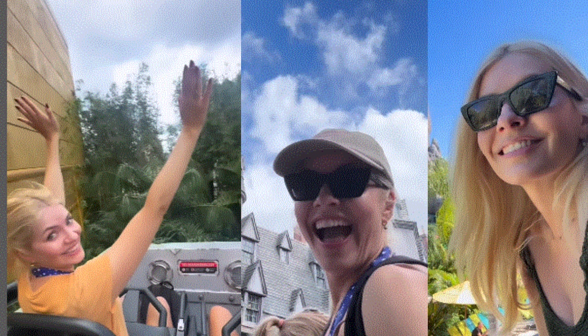 Holly Willoughby creates magical memories on her Universal Studios getaway