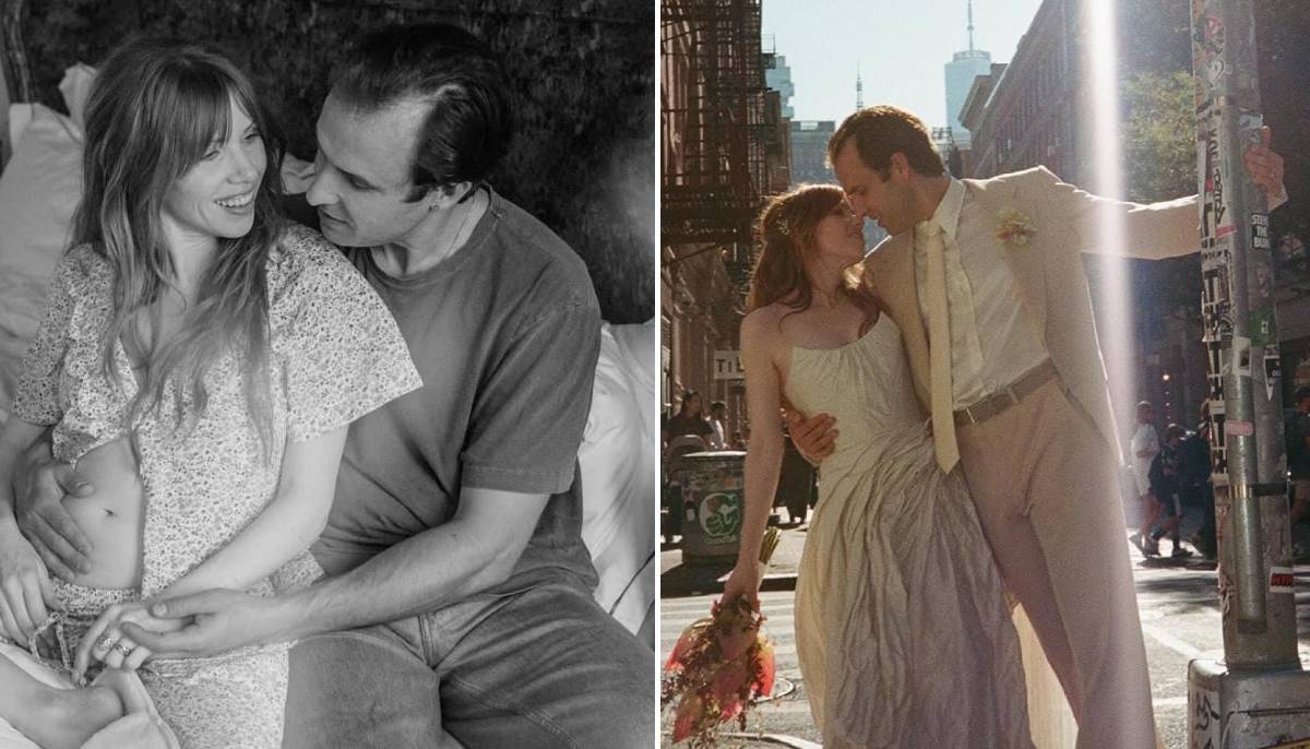 The singer, 39, and the music producer, 40, tied the knot after almost two years of dating