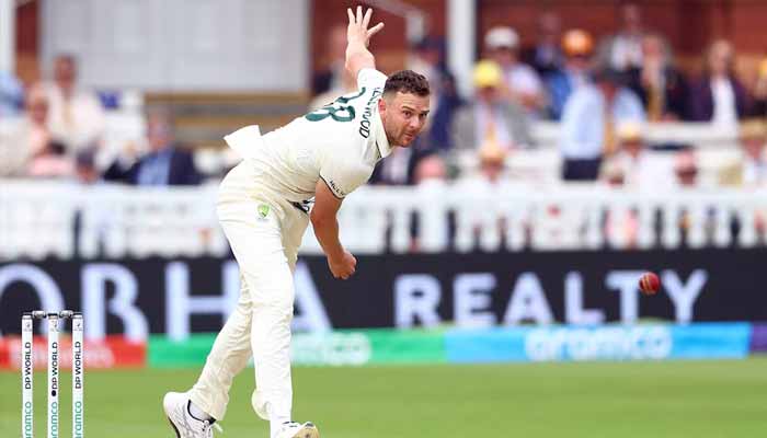 Australias Josh Hazlewood in action against South Africa during ICC World Test Championship Final 2025 at Lords Cricket Ground, London, Britain, June 12, 2025. — Reuters