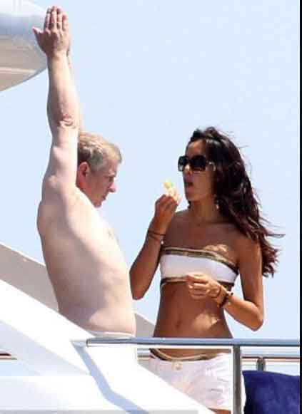 Andrew Mountbatten Windsor with Alexandra Escat