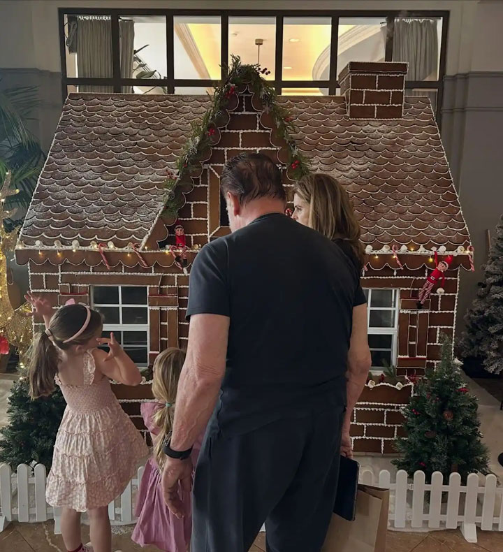 Arnold Schwarzeneggers rare snap with granddaughters melts hearts