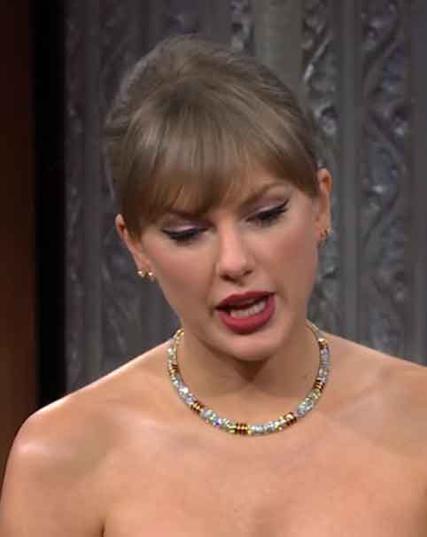 Taylor Swifts Stephen Colbert show appearance sparks speculation