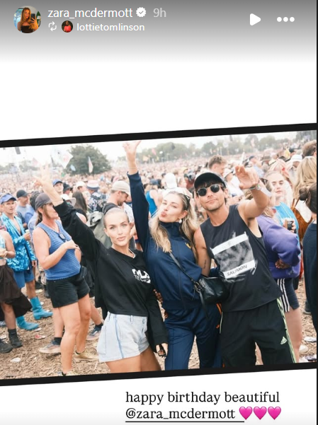 Zara McDermott rings in 29 with Louis Tomlinson after ex-Sam’s lover reveal