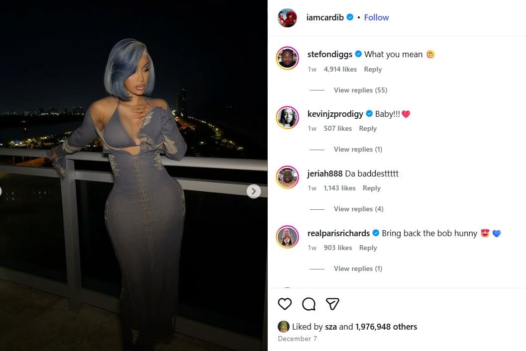 Stefon Diggs appears unimpressed with Cardi B’s recent posts