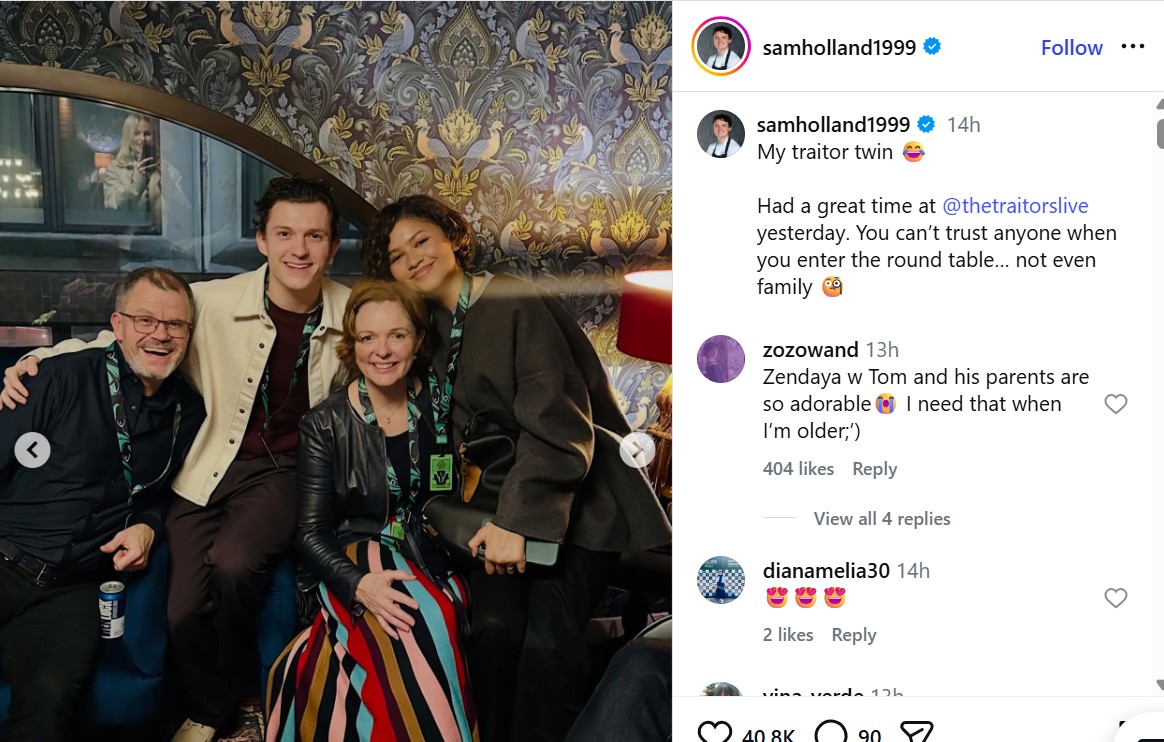 Zendaya Looks adorable With Tom Holland s Family In Latest Outing