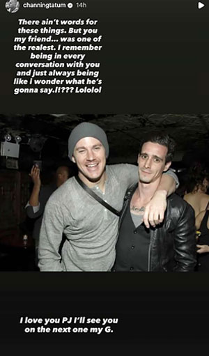 Channing Tatum mourns ‘one of the realest’ pal James Ransone in emotional tribute