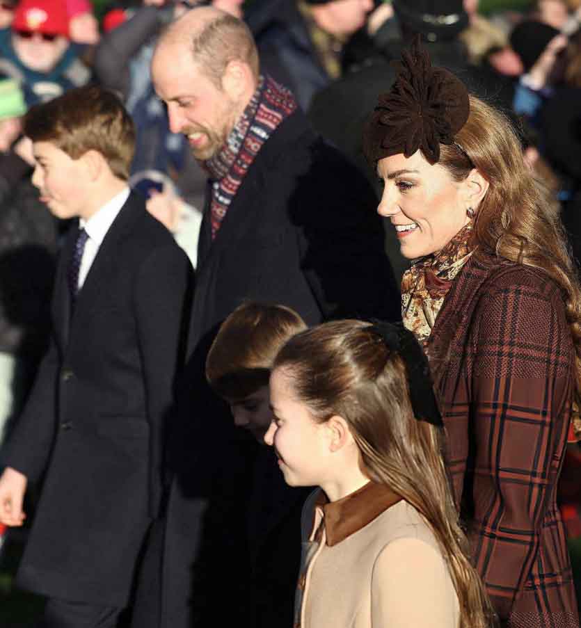 What Kate Middleton wore at Christmas Day church service