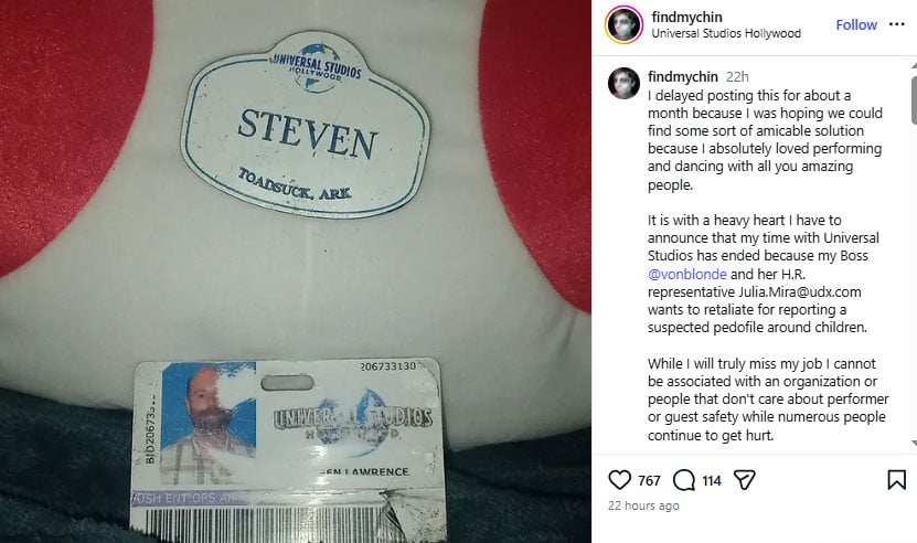 Ex Disney star alleges famous theme park fired him after safety report: Be safe, everyone