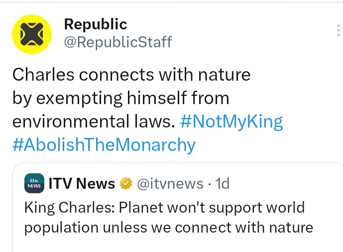 King Charles mocked over documentary