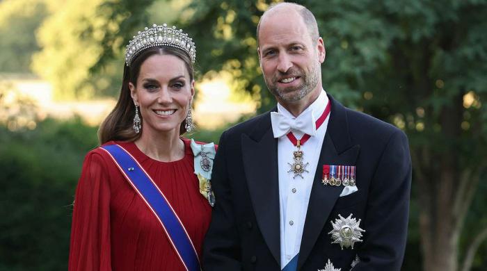 Prince William, Kate Middleton and their children spotted at Kensington Palace