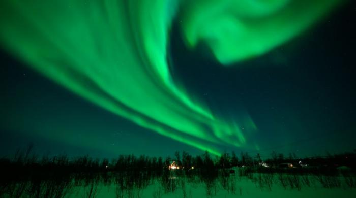 Watch: Beautiful northern lights dazzling over Greenland's skies