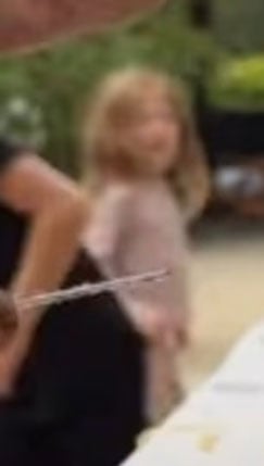 Screen grab of Princess Lilibets face from Meghans Instagram