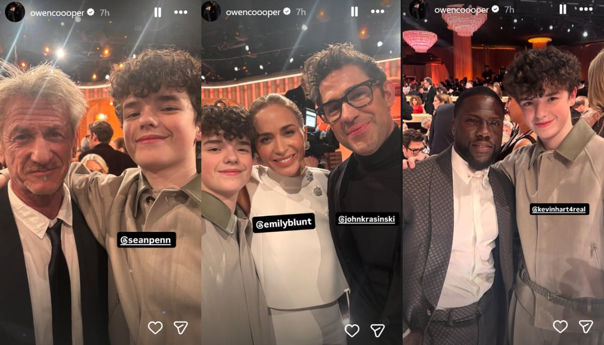Owen Cooper mingles with Hollywood greats atfer historic Golden Globe win: See pics