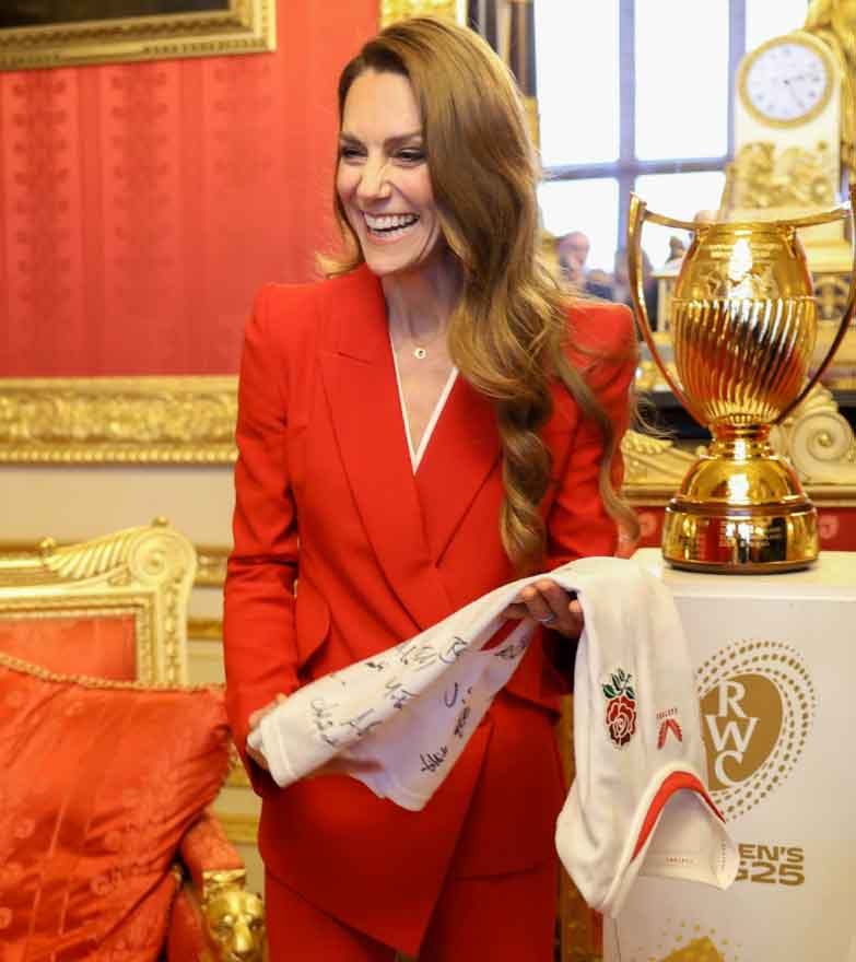 Kate Middleton hosts reception in London as Prince William out on engagement