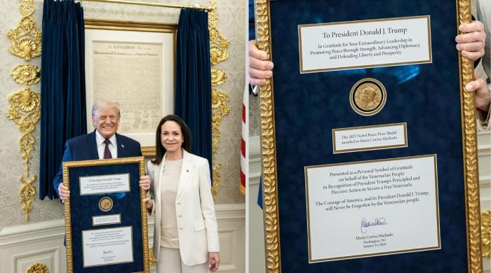 Trump accepts Nobel Peace medal from Machado: What it means for Venezuela politics? 