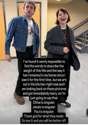 Gracie Abrams lauds Paul Mescals performance in Hamnet