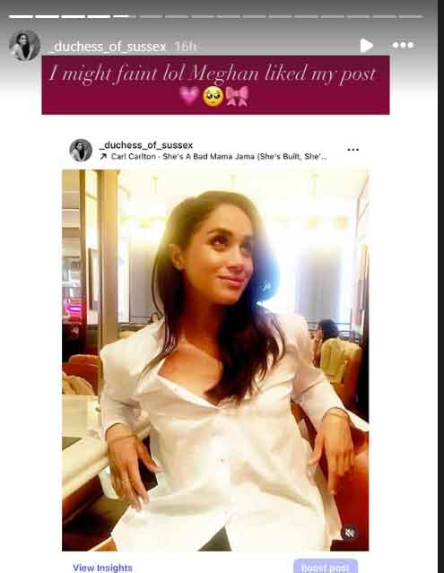 Meghan Markle fulfills fan wish as she joins viral 2106 trend
