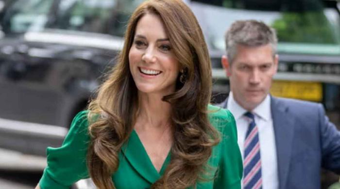 Kate Middleton seen driving her car