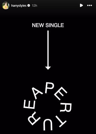 Harry Styles excites fans as he announces release date of new song