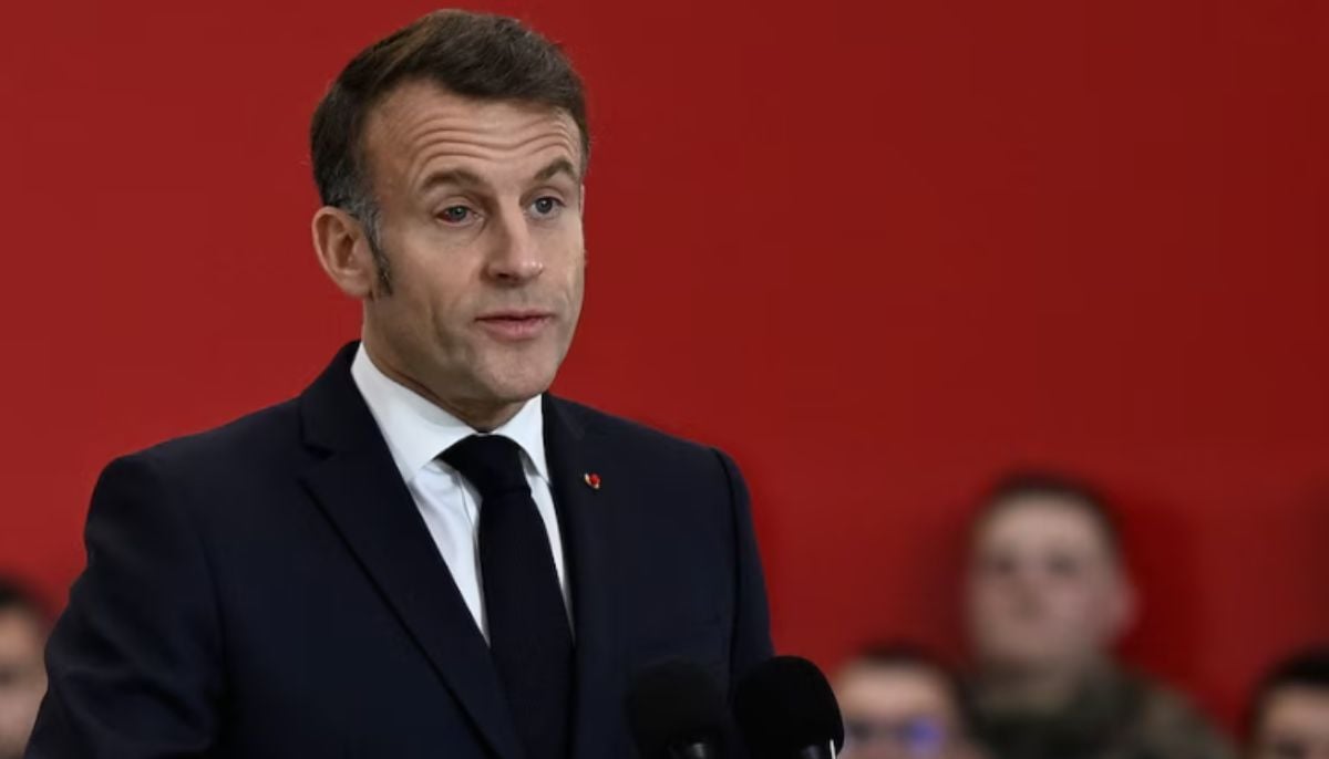 French President Emmanuel Macron was wearing glasses at WEF due to Subconjunctival hemorrhage