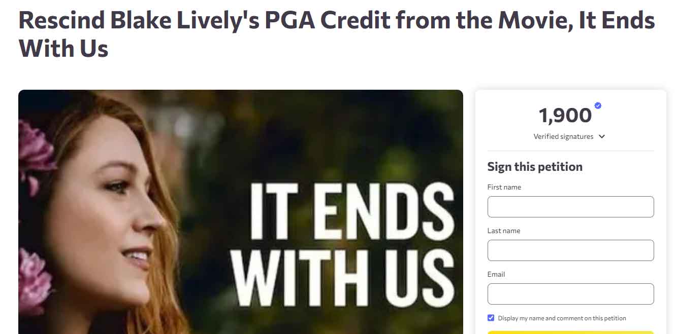 Petition against Blake Lively PGA letter gains traction after texts with Taylor Swift revealed