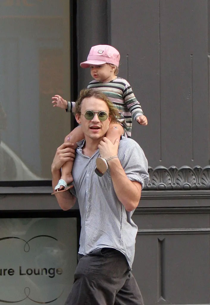 Heath Ledger and daughter Matilda