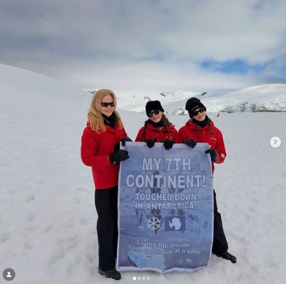Nicole Kidman jets to Antarctica with daughters post split