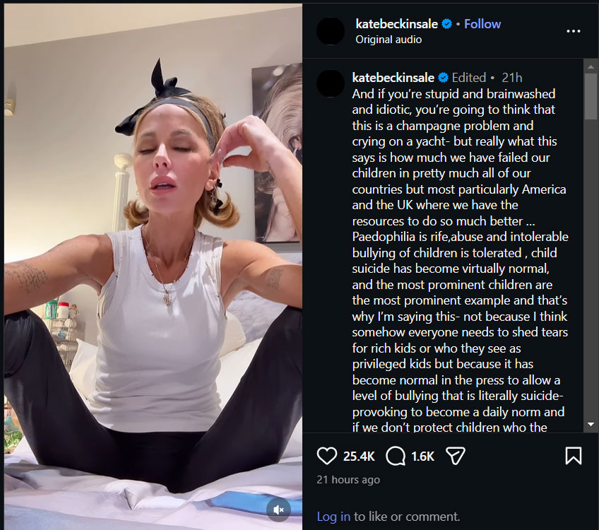 Kate Beckinsale blasts media for obsessing over celebs kids